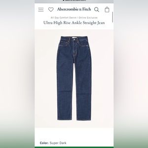 The Ankle Straight Ultra High Rise